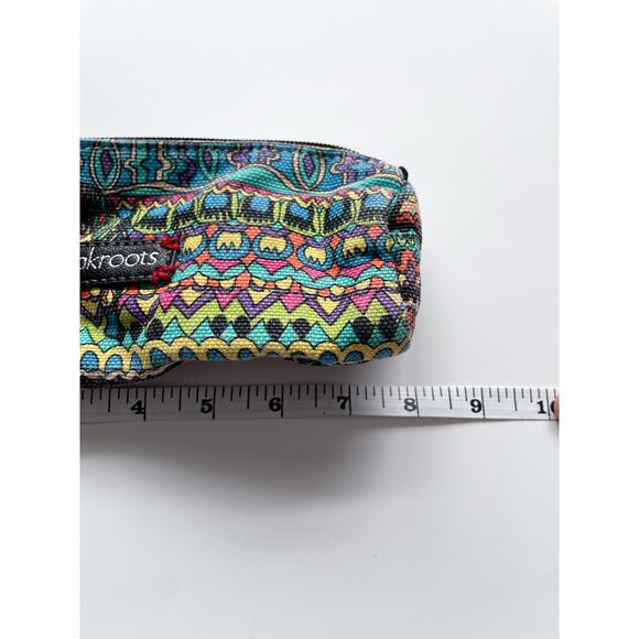 Sakroots Colorful Hippie Peace Symbol Pouch - Picture 4 of 5